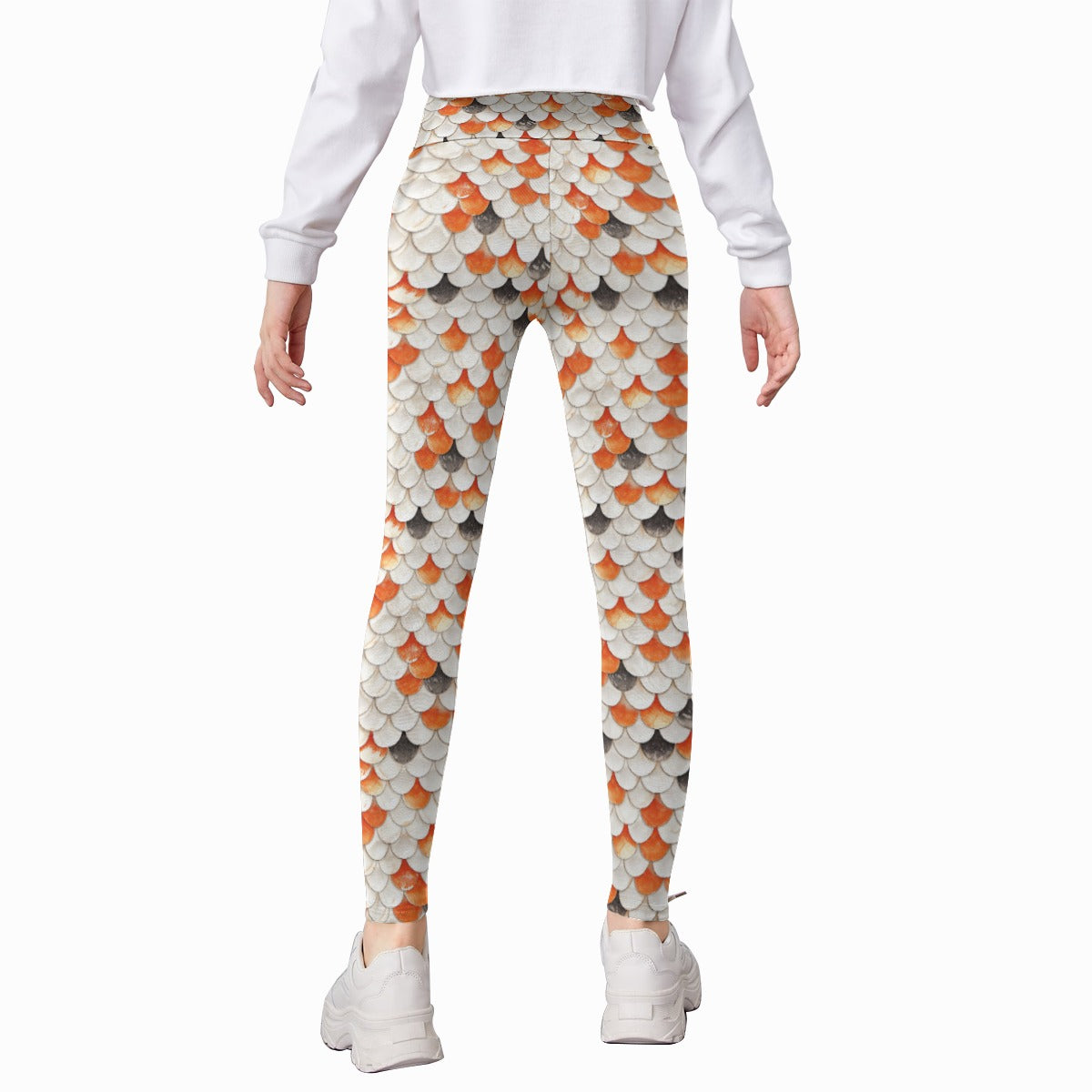 Animal Print - Koi Fish - Kid's Leggings