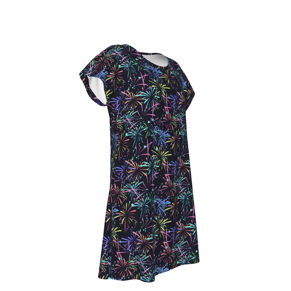 Fireworks - Women's T-Shirt Dress