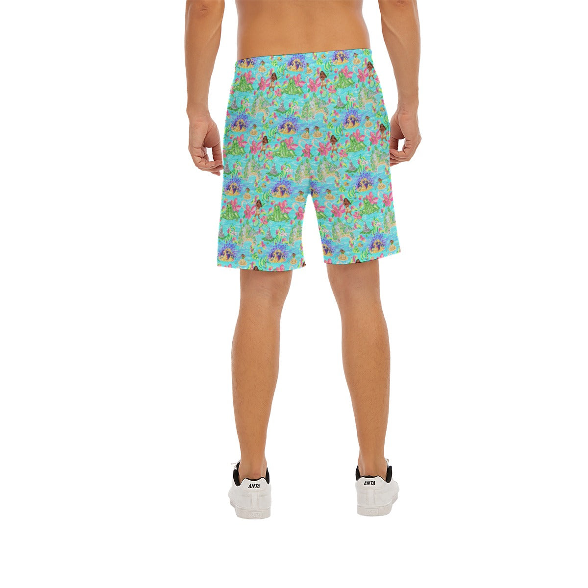 Tropical Island Paradise - Men’s Pocket Beach Shorts