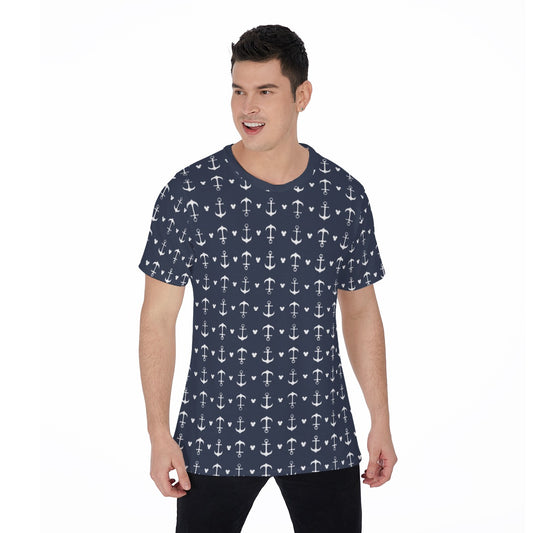 Anchors & Mouse Ears - Men's Short Sleeve T-Shirt