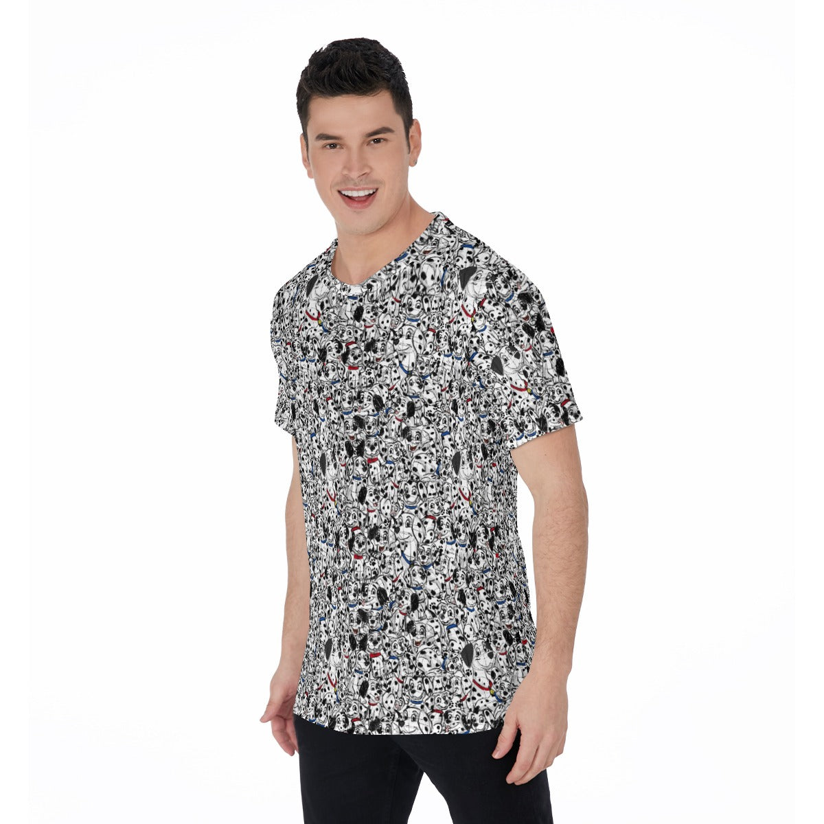Sketchy Spotted Puppies - Men's Short Sleeve T-Shirt