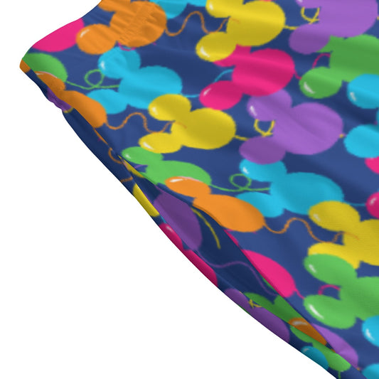 Bright Mouse Ear Balloons - Women’s Pocket Midi Skirt