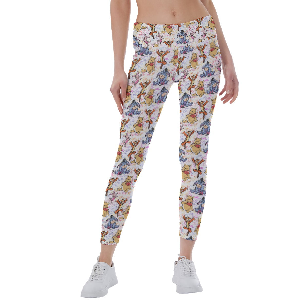 Beloved Forest Friends Sketch Autographs - Women's Yoga Leggings