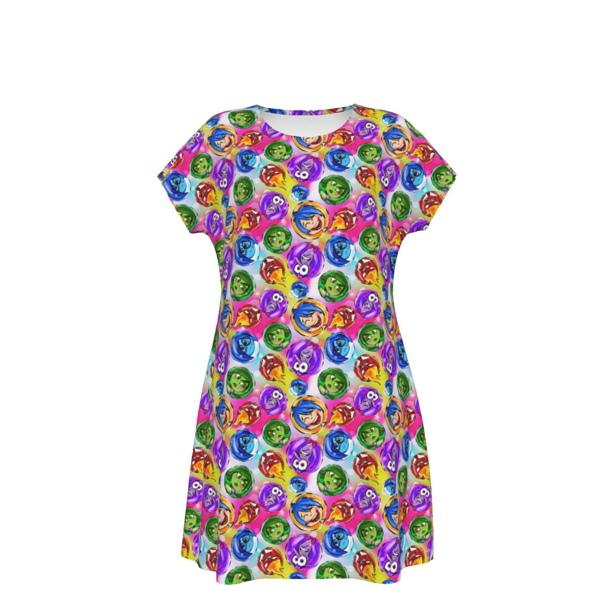 Inside Out Emotions - Women's T-Shirt Dress