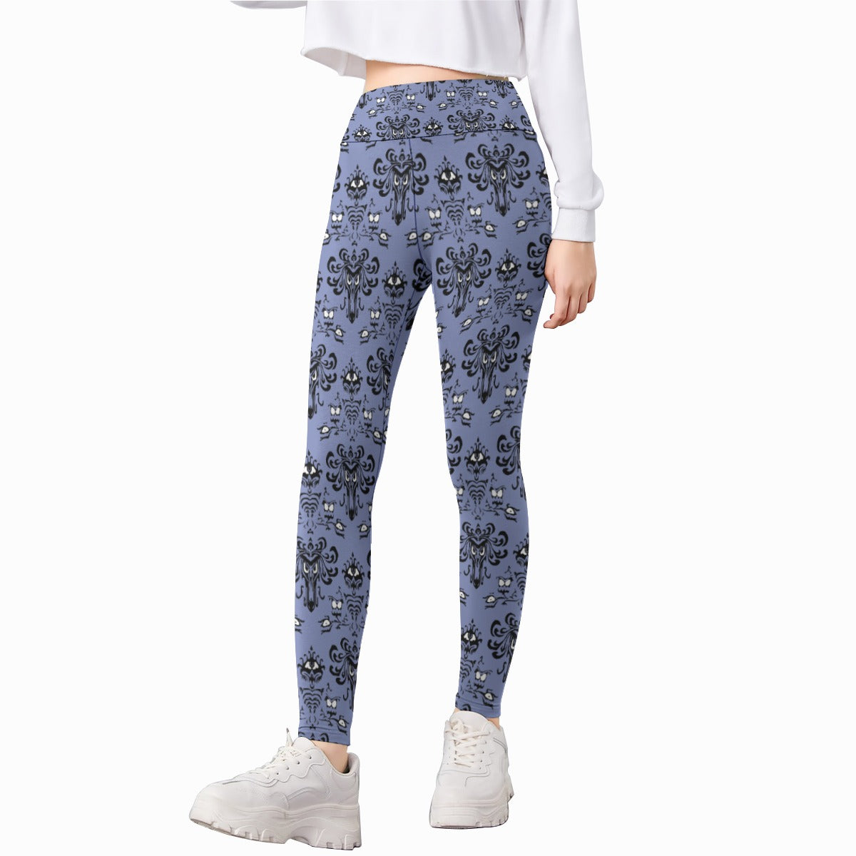 Spooky Mansion Wallpaper- Kid's Leggings