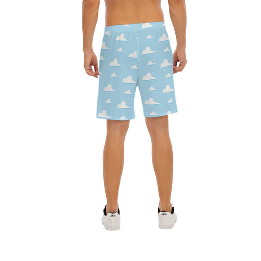 Andy’s Room Clouds - Men’s Pocket Beach Shorts