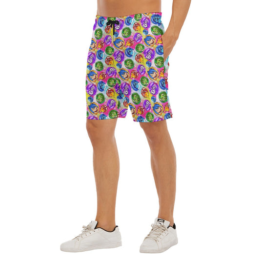 Inside Out Emotions - Men’s Pocket Beach Shorts