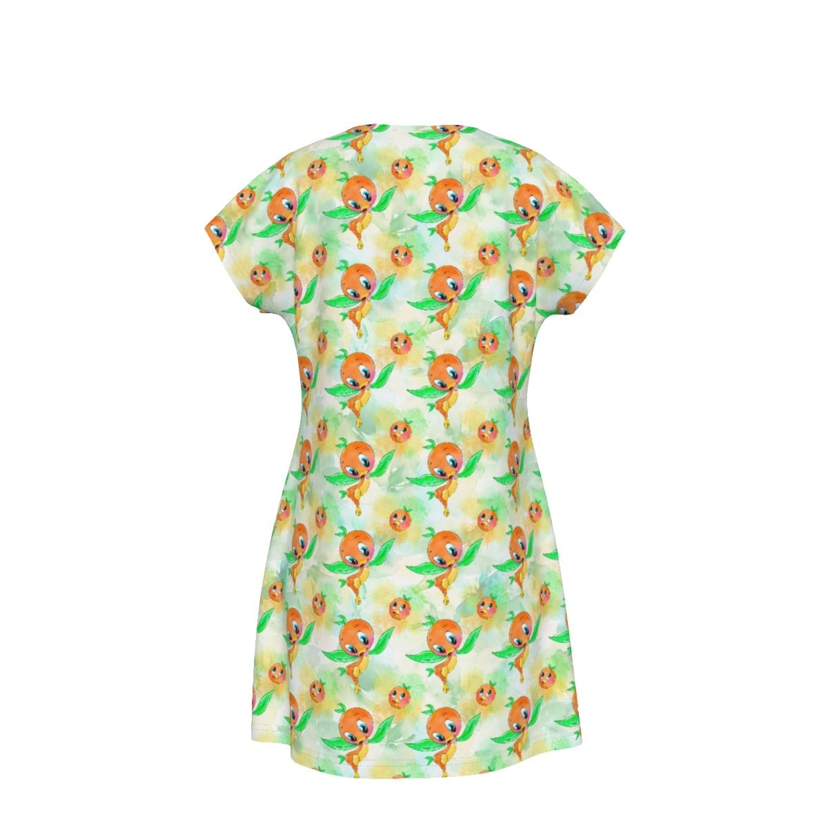 Sunny Citrus Thoughts - Women's T-Shirt Dress