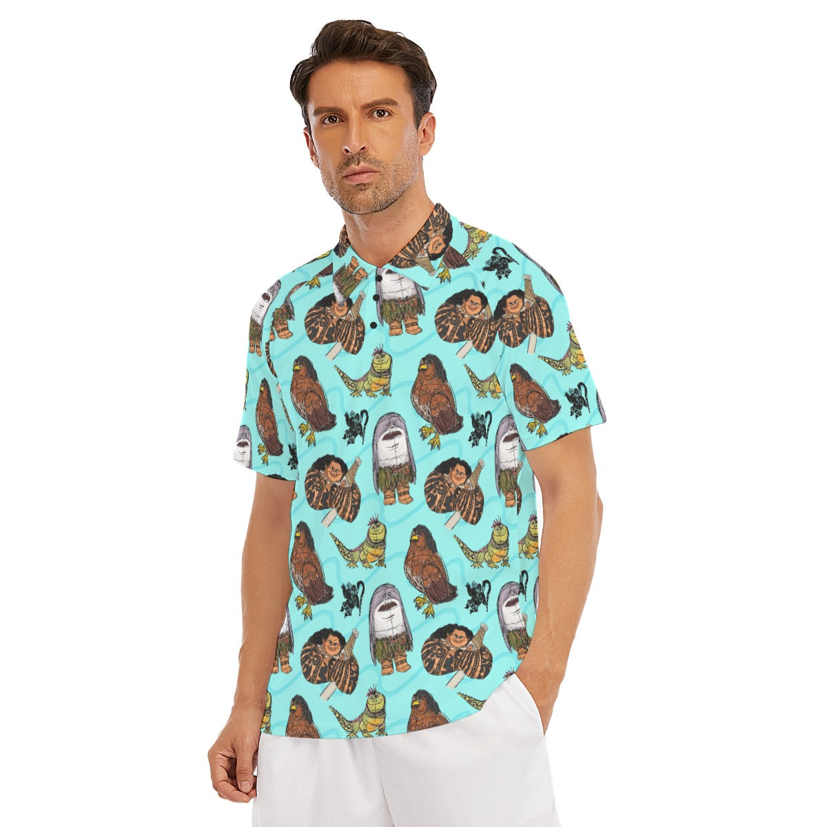 Shapeshifting Island Hero - Men's Polo Shirt