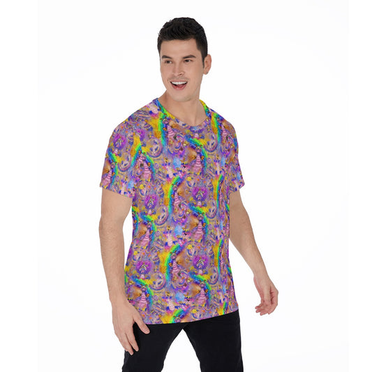 Figment Watercolor Rainbow - Men's Short Sleeve T-Shirt