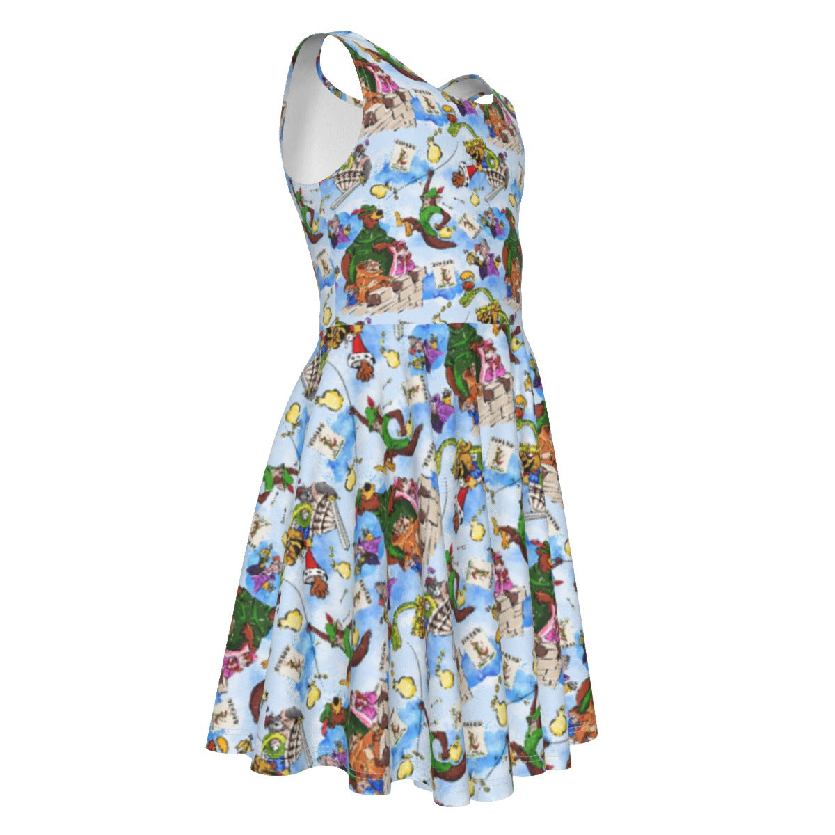 Robin Hood Adventure - Kid's Sleeveless Skater Dress