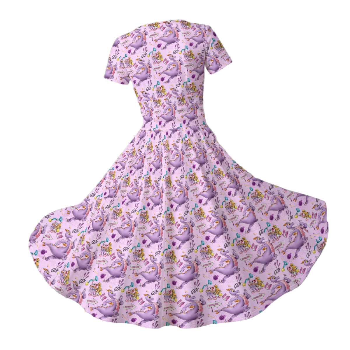 Figment Race Day Dash - Women's V-Neck Ruched Midi Dress