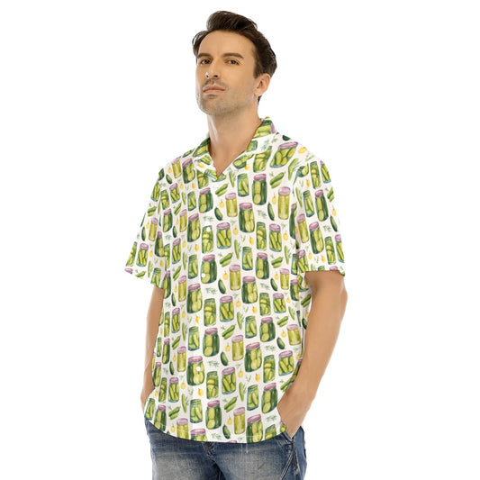Perfect Pickle Jars - Men's Hawaiian Button Up Shirt