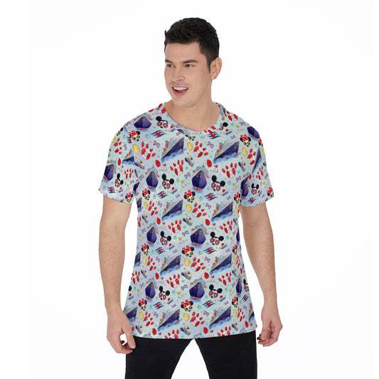 DCL Cruise Style Adventure - Men's Short Sleeve T-Shirt