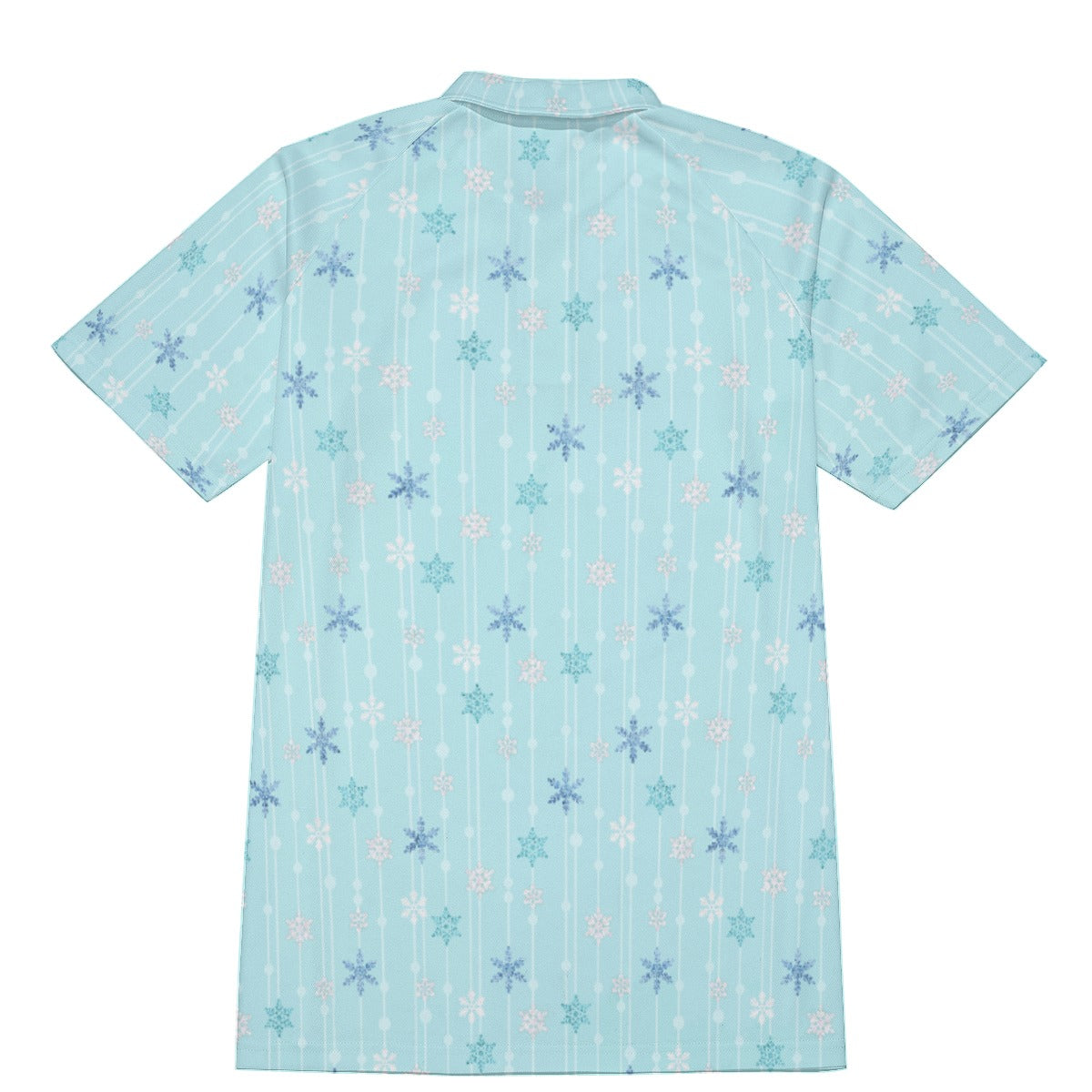 Ice Queen Snowflake Pattern - Men's Polo Shirt