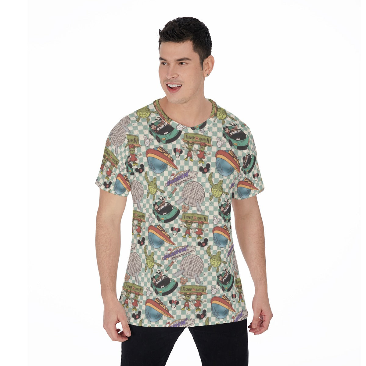 Hand Drawn EC - Men's Short Sleeve T-Shirt