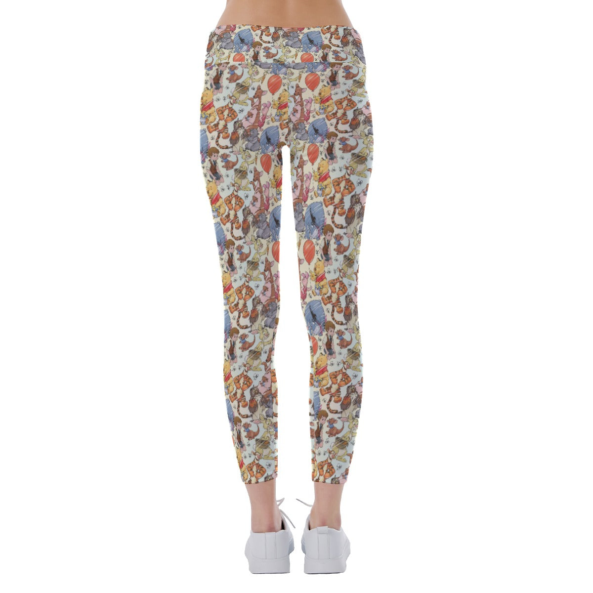 Woodland Friends Sketchched - Women's Yoga Leggings