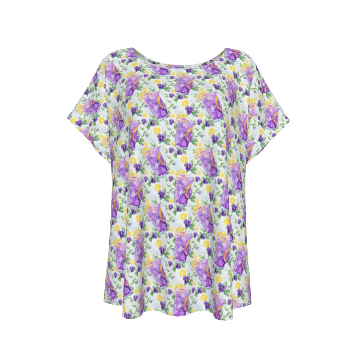 Zest Of The Fest Violet Lemonade - Women’s Relaxed Fit Scoop Tee