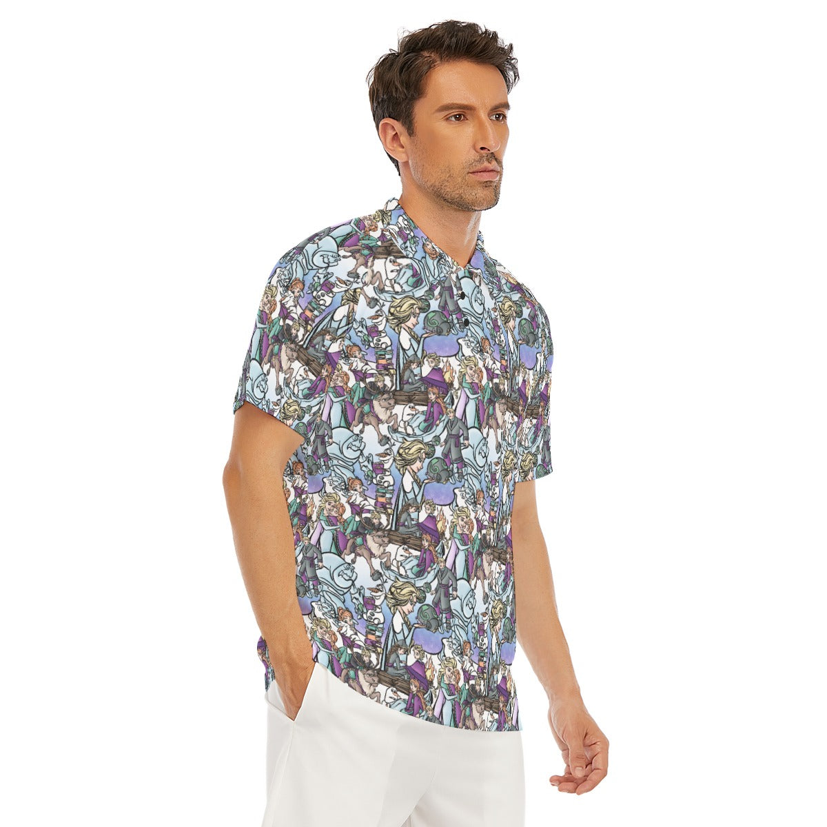 Enchanted Winter Journey - Men's Polo Shirt