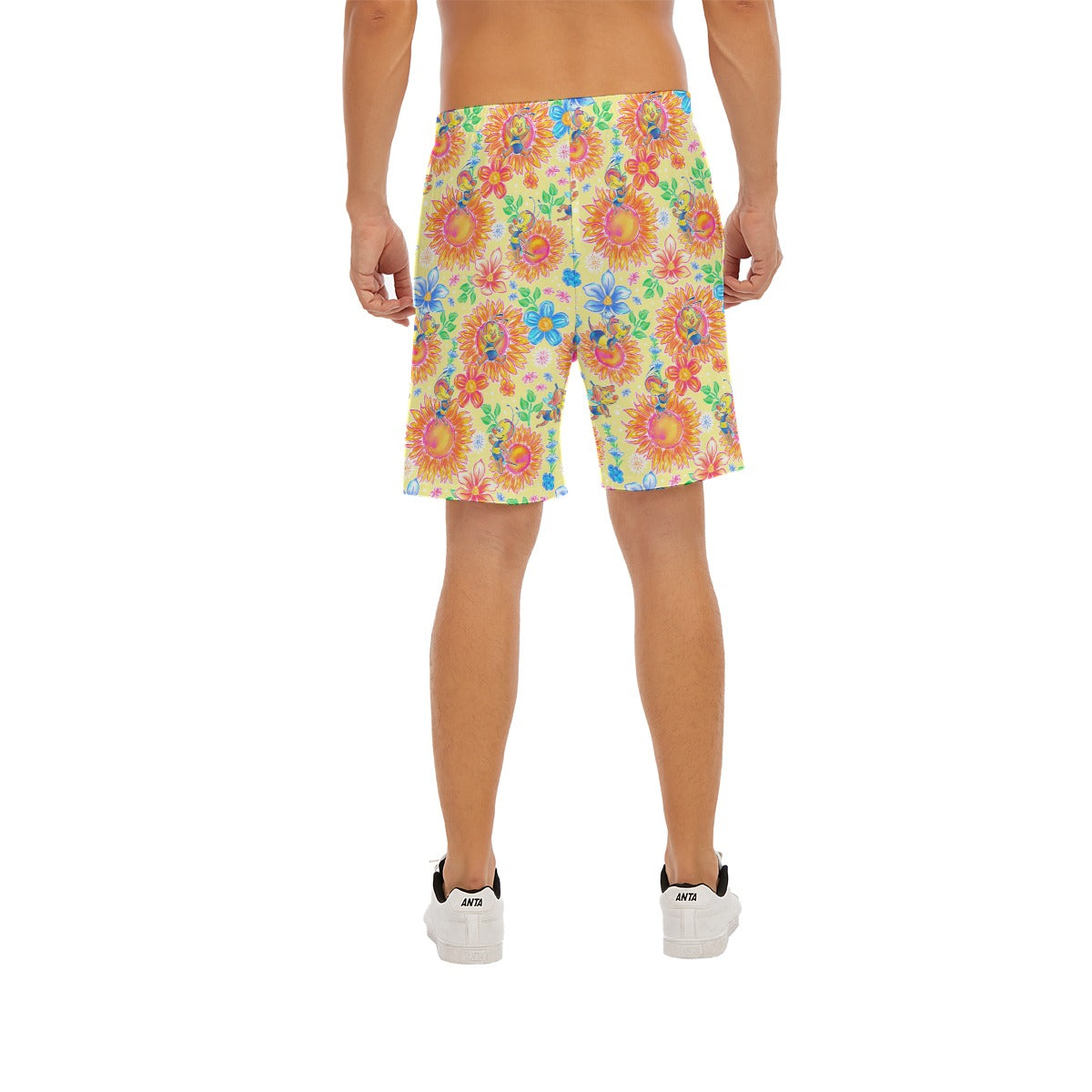 Buzzing Garden Buddy - Men’s Pocket Beach Shorts