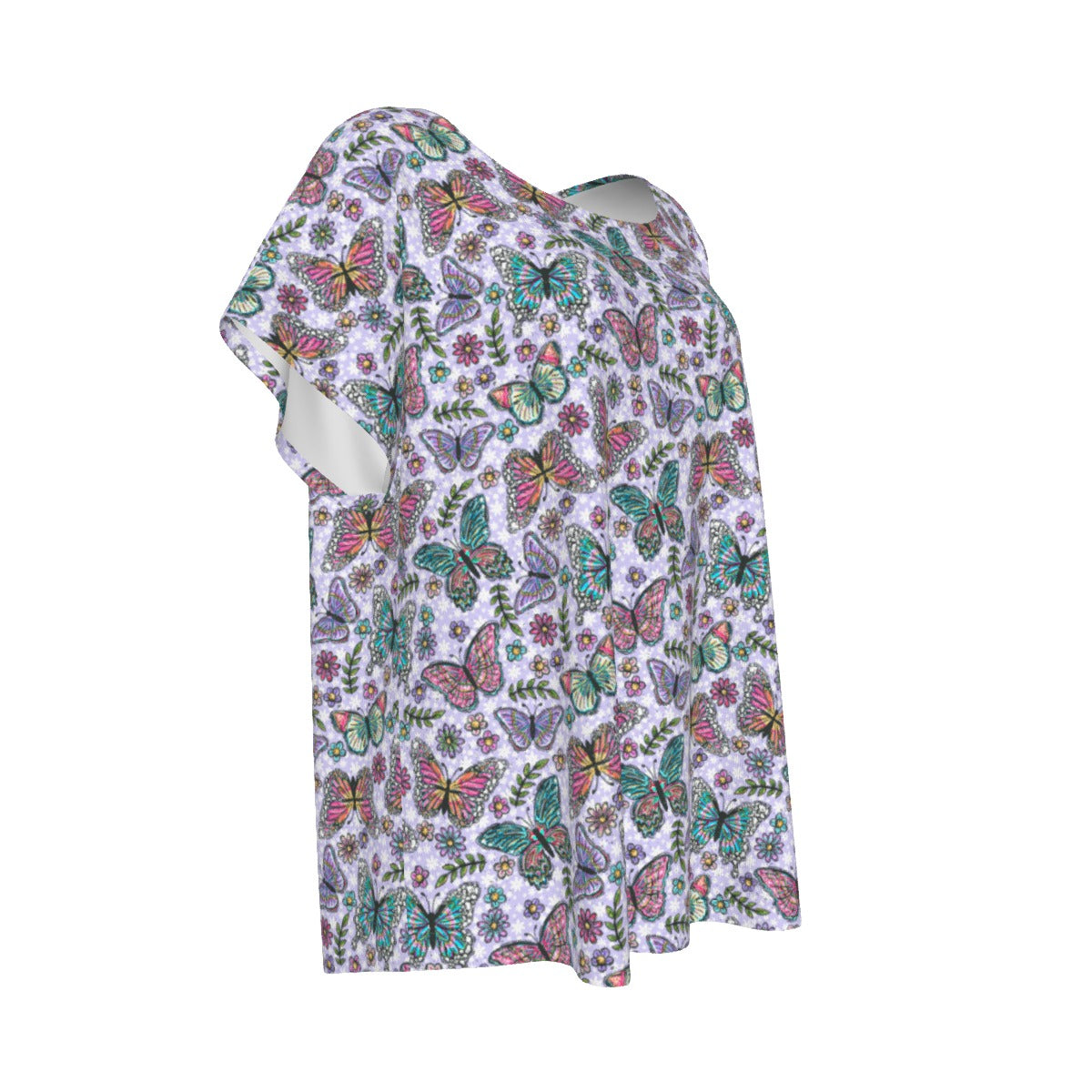 Butterfly Magic - Women’s Relaxed Fit Scoop Tee