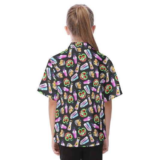 Pick Your Poison - Kid's Hawaiian Button Up Shirt