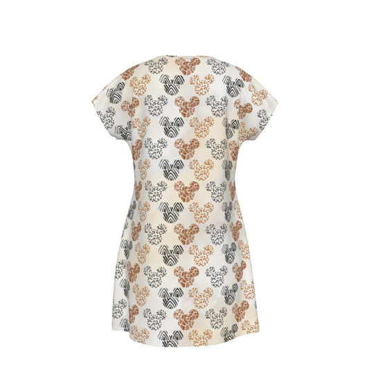 Safari Mouse Ears - Women's T-Shirt Dress