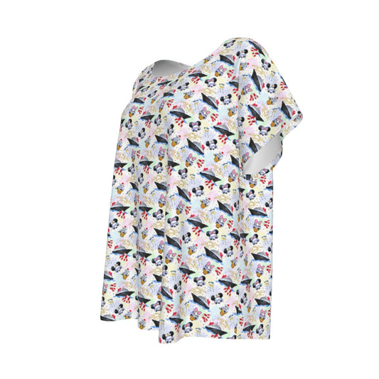 Wish Cruise Celebration - Women’s Relaxed Fit Scoop Tee