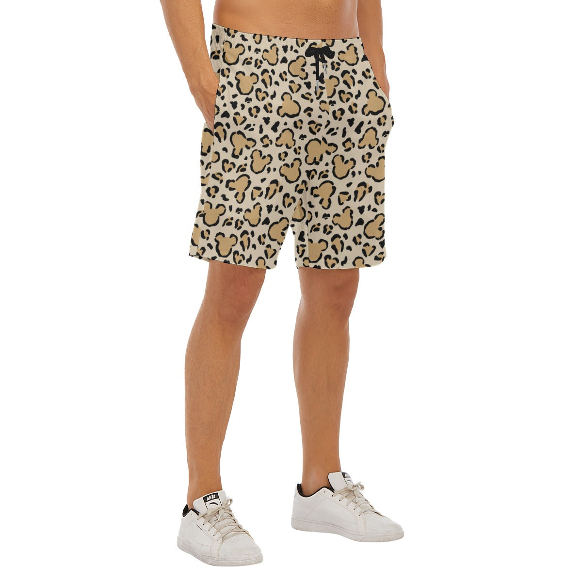 Mouse Ears Animal Print - Men’s Pocket Beach Shorts