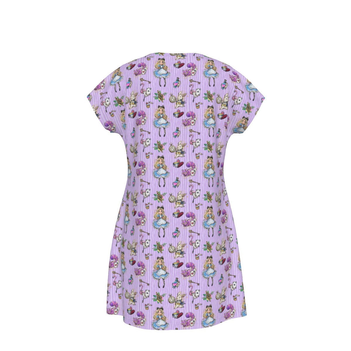 Whimsical Curious Adventure - Women's T-Shirt Dress
