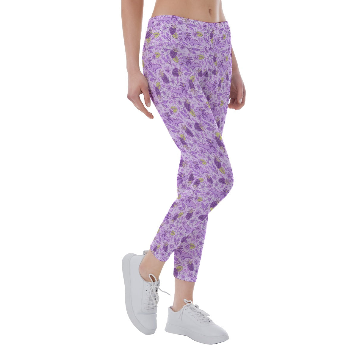 Fruitimals - Blackberry Axolotls - Women's Yoga Leggings