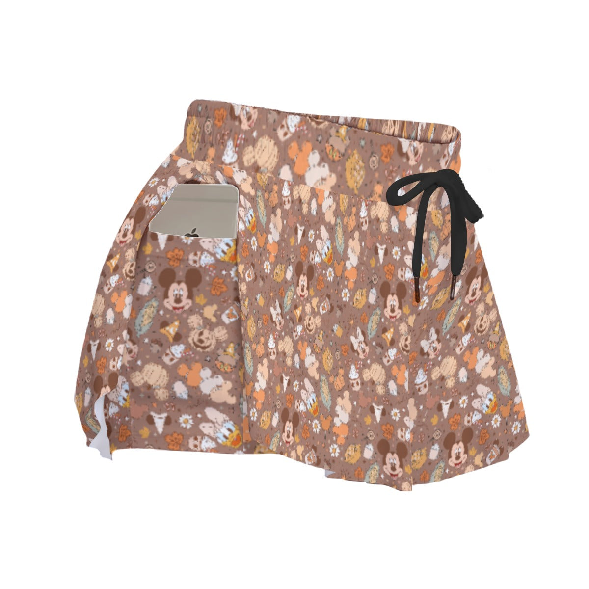 Pumpkin Spice Friends FallFall - Women's Flowy Pocket Shorts