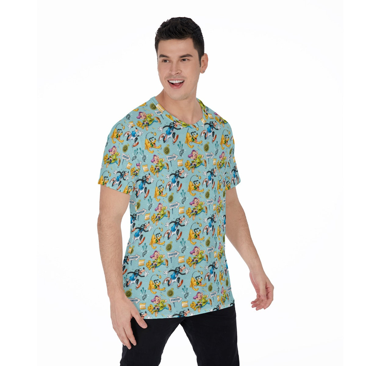 Cheerful Race Day Dashers - Men's Short Sleeve T-Shirt