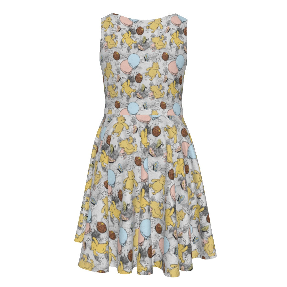 Silly Old Bear - Kid's Sleeveless Skater Dress