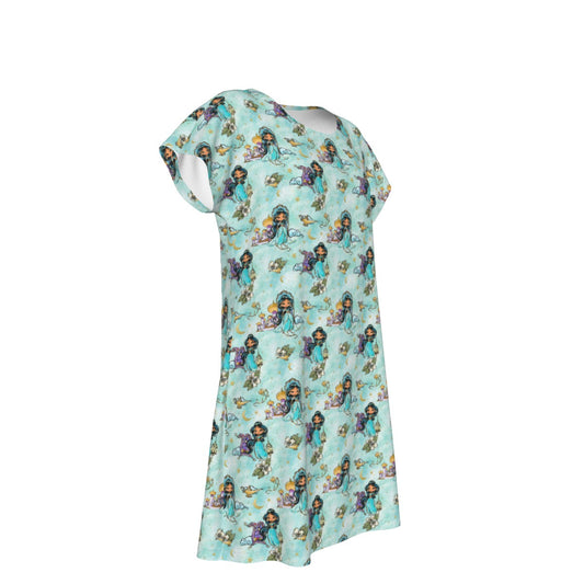 Whimsical Desert Princess - Women's T-Shirt Dress