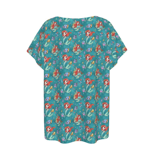 Whimsical Ocean Princess - Women’s Relaxed Fit Scoop Tee