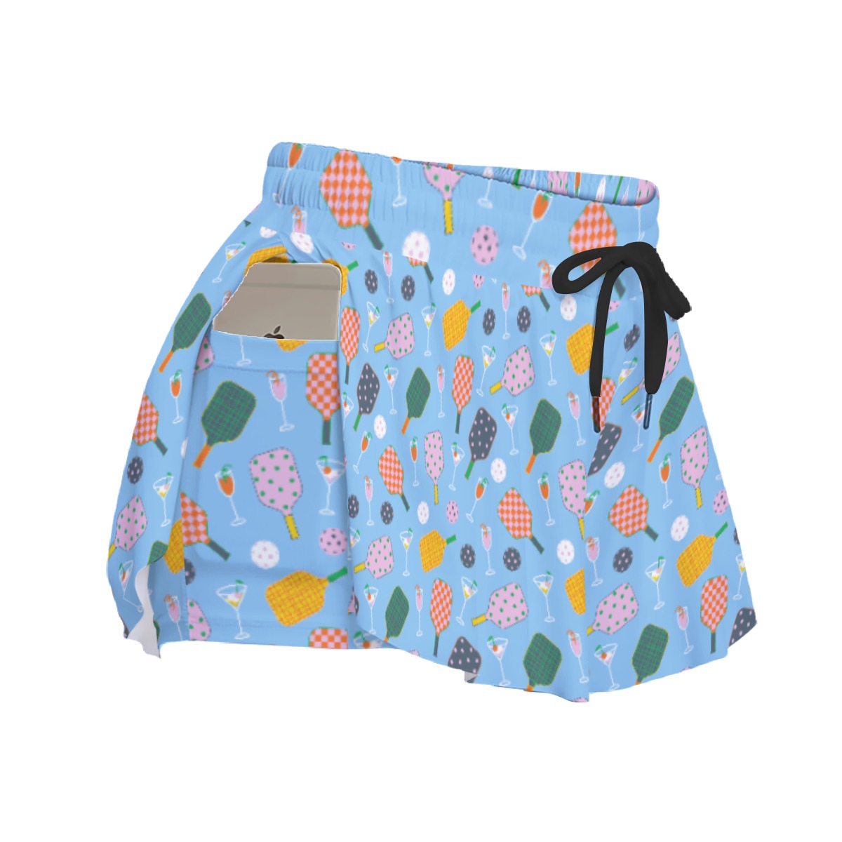 Pickleball and Cocktails - Women's Flowy Pocket Shorts