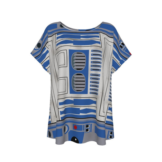 Little Blue Droid - Women’s Relaxed Fit Scoop Tee