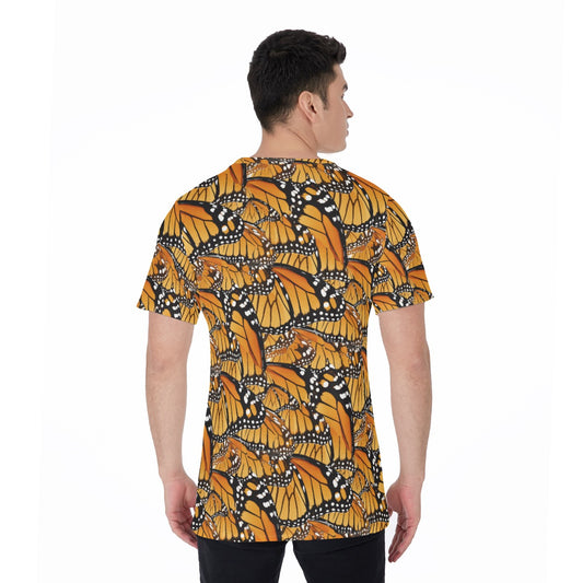 Animal Print - Monarch Butterfly - Men's Short Sleeve T-Shirt