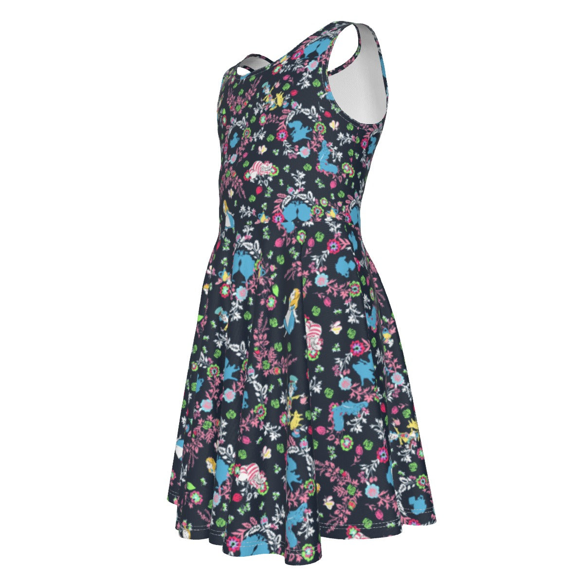 Garden Whimsy - Wonderland Dreams - Kid's Sleeveless Skater Dress