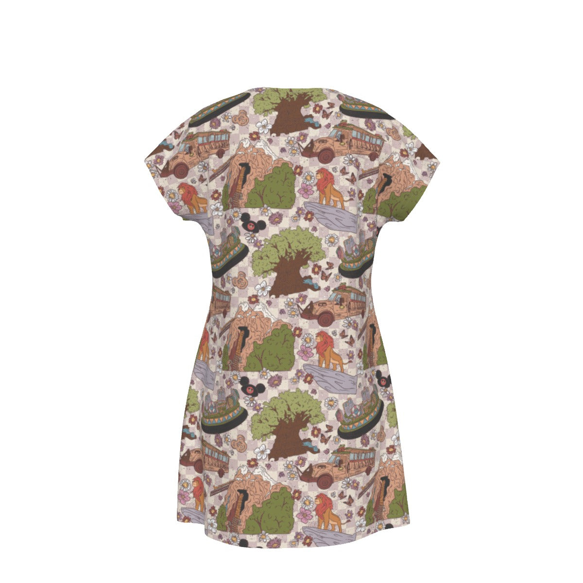 Hand Drawn AK - Women's T-Shirt Dress
