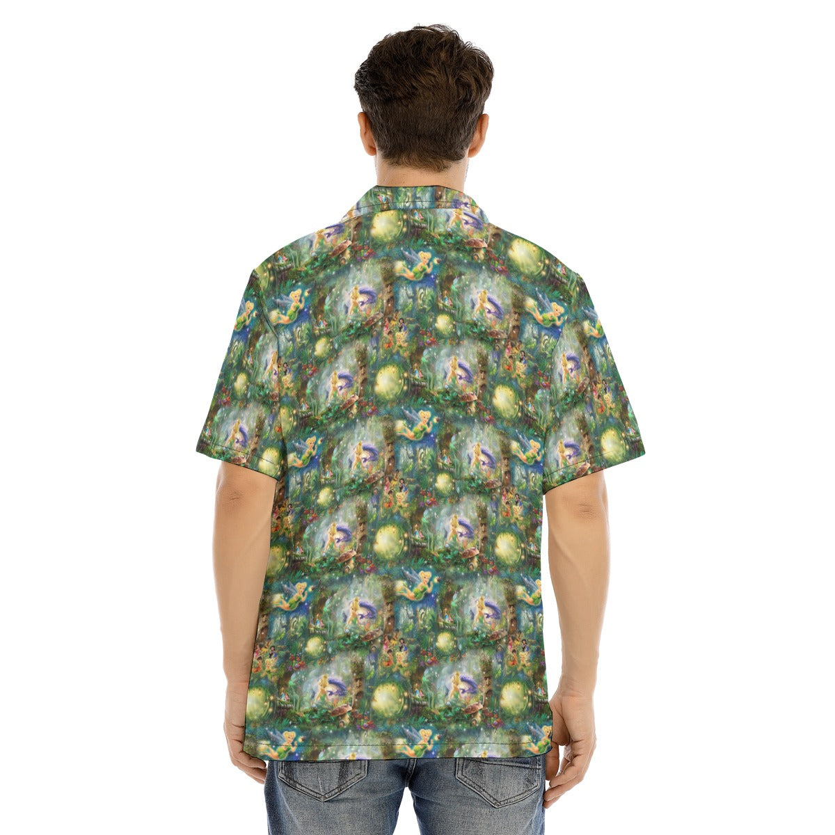 Pixie Fairy in Hollow - Men's Hawaiian Button Up Shirt