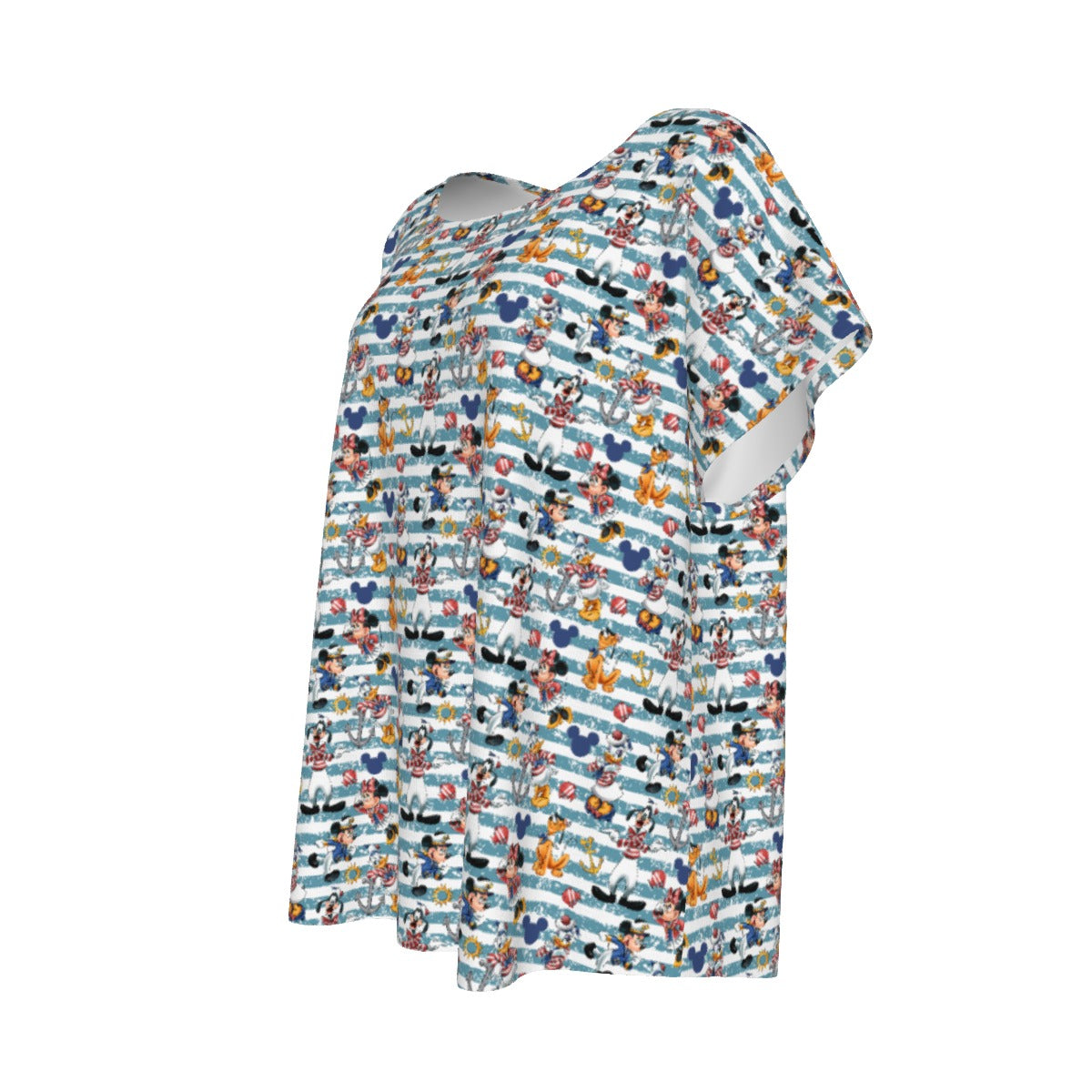 Cruise Crew on Deckends - Women’s Relaxed Fit Scoop Tee