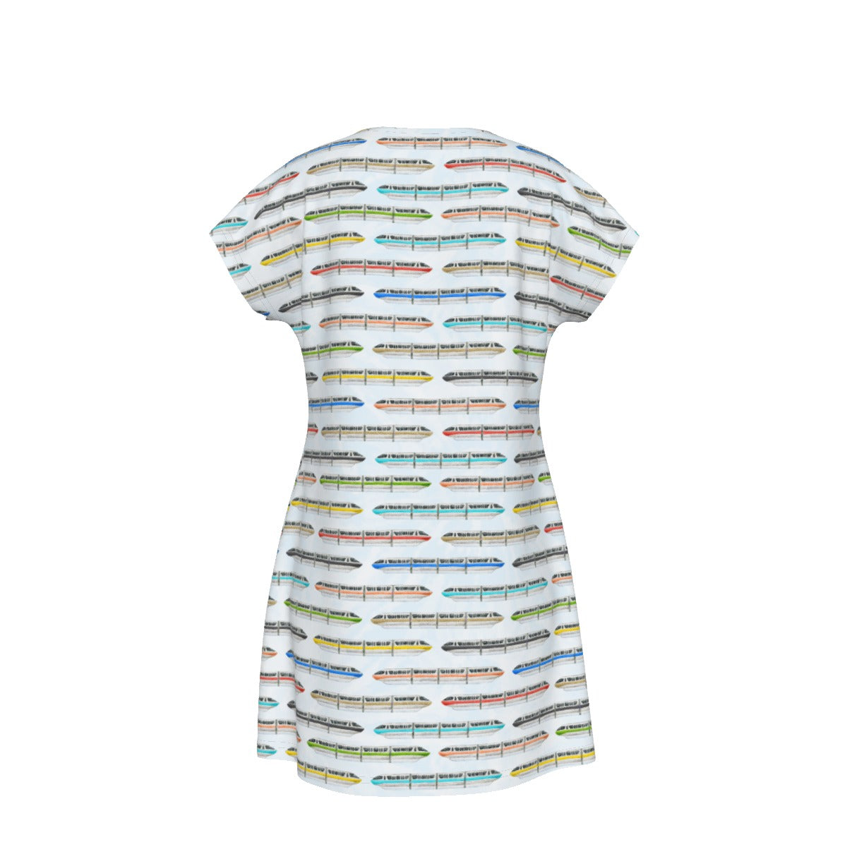 Monorail Rainbow Express - Women's T-Shirt Dress
