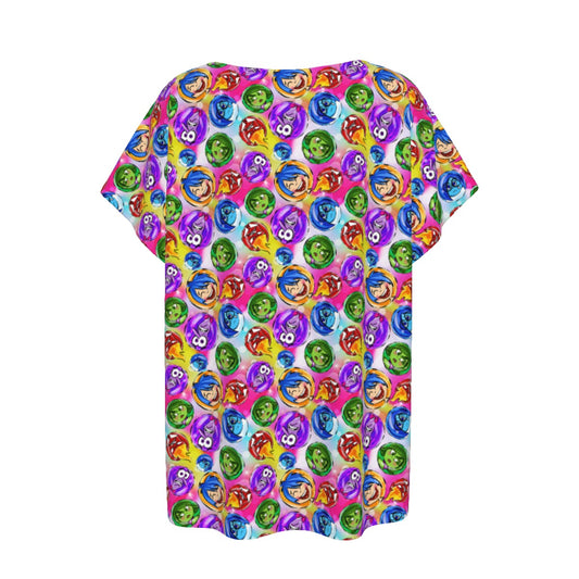 Inside Out Emotions - Women’s Relaxed Fit Scoop Tee