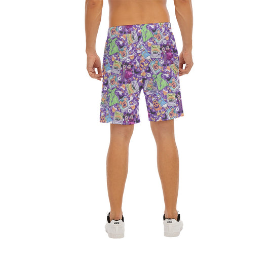 Not So Scary Halloween Party - Men’s Pocket Beach Shorts