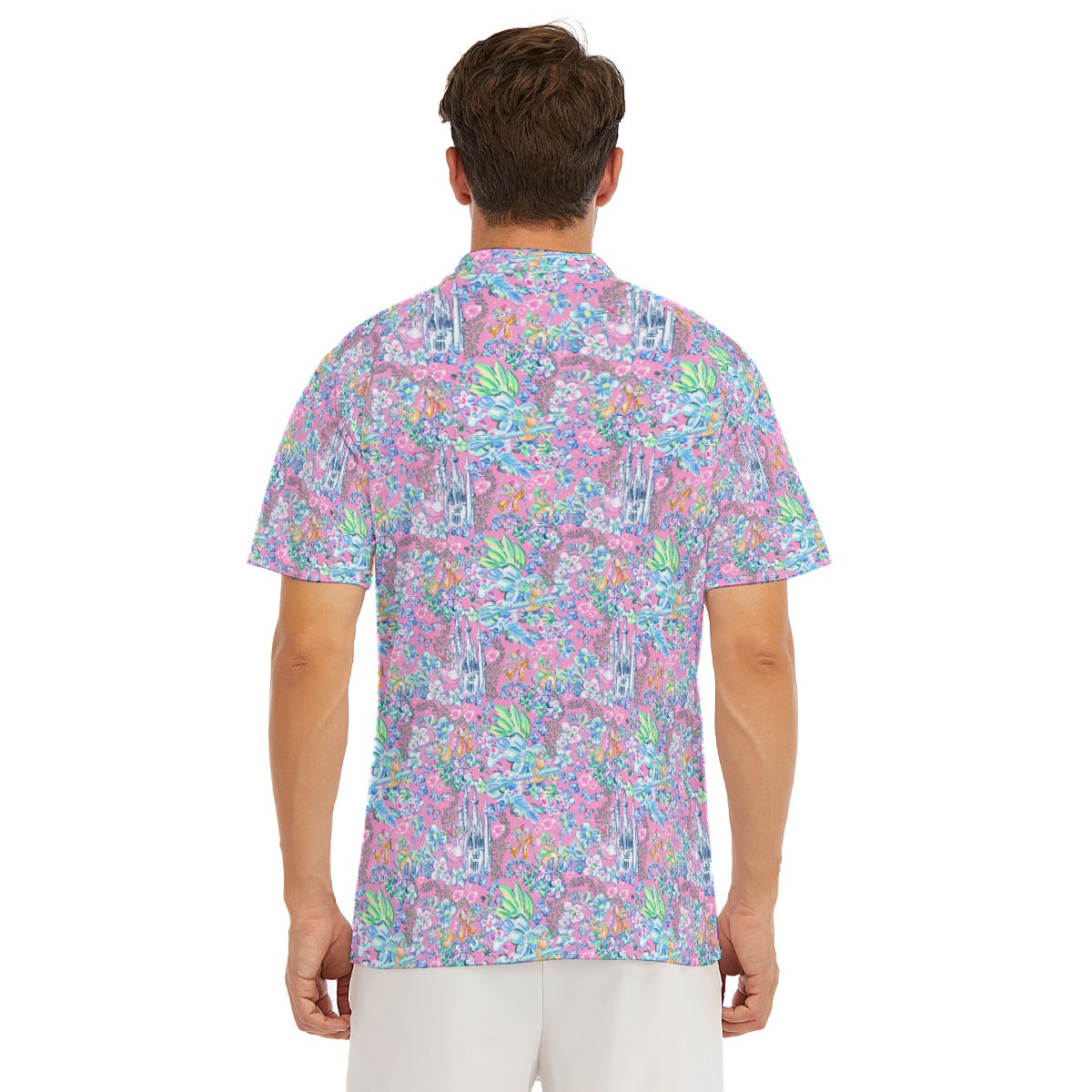 Bright Tropical Dreams - Enchanted Squeaky Helpers - Men's Polo Shirt