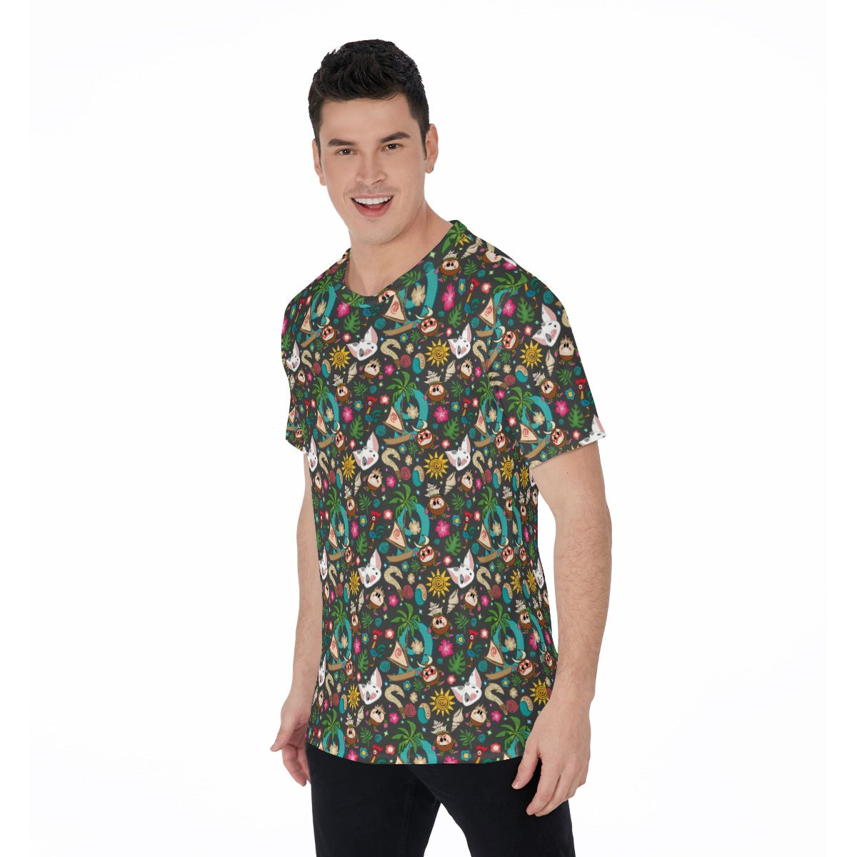 Polynesian Princess Icons - Men's Short Sleeve T-Shirt