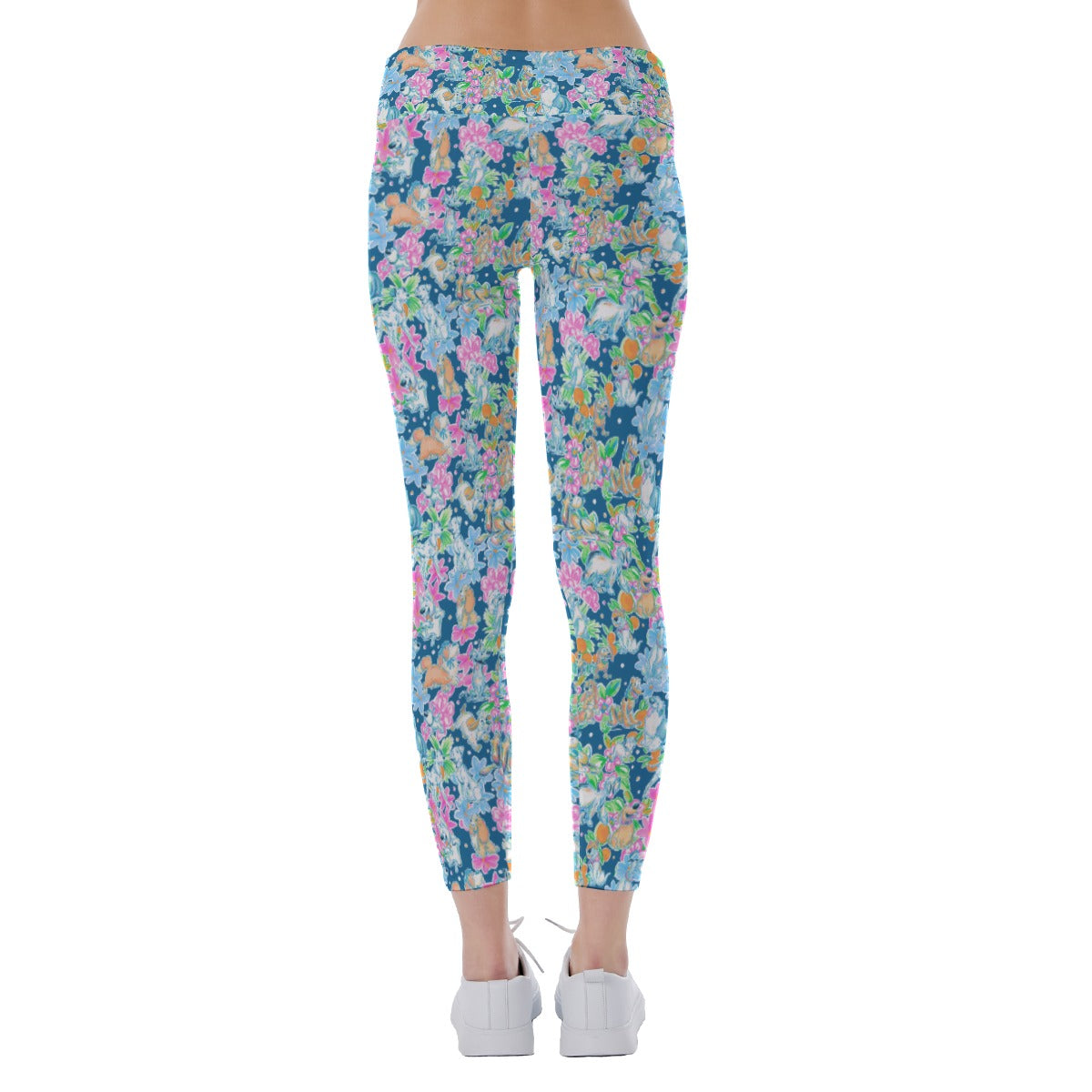 Tropical Paws & Petals - Beloved Dogs - Women's Yoga Leggings
