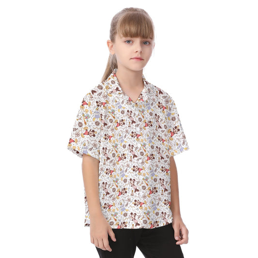 New Year Celebration Crewends - Kid's Hawaiian Button Up Shirt